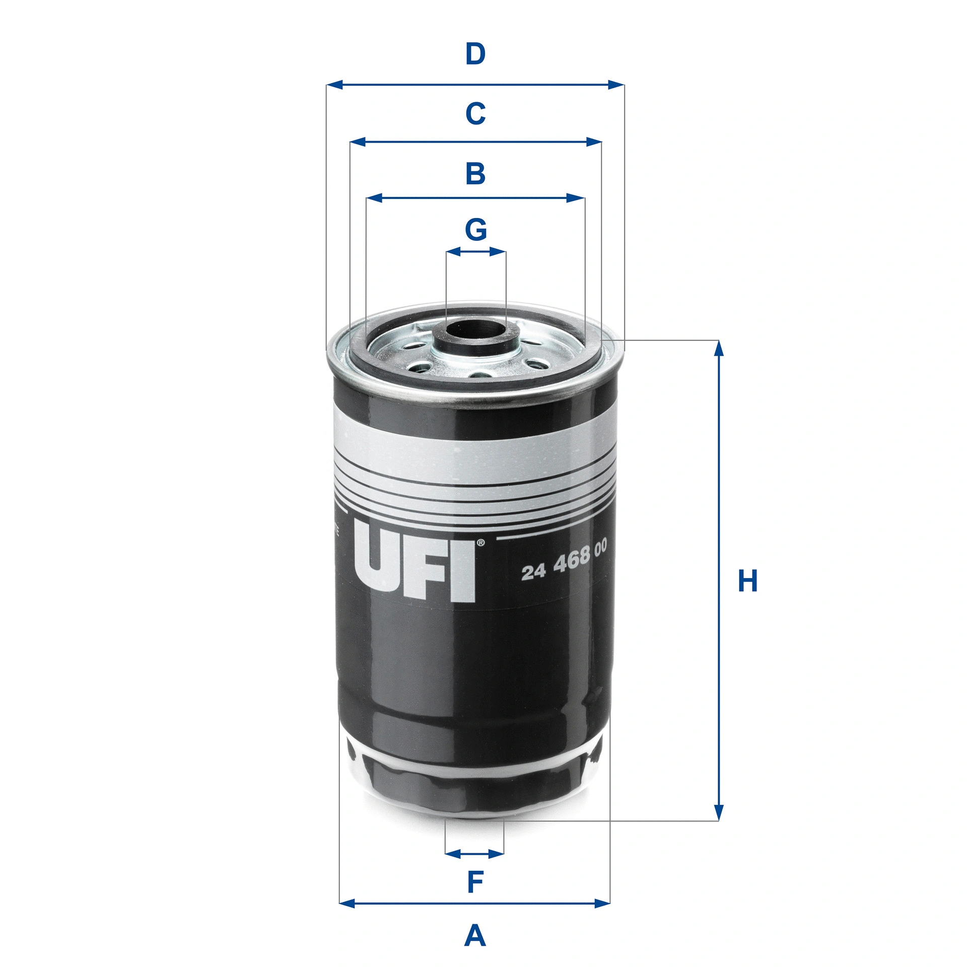 Filtre à carburant UFI 24.468.00