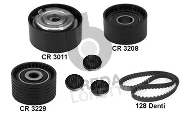 Kit de courroie crantée BREDA LORETT KCD0577