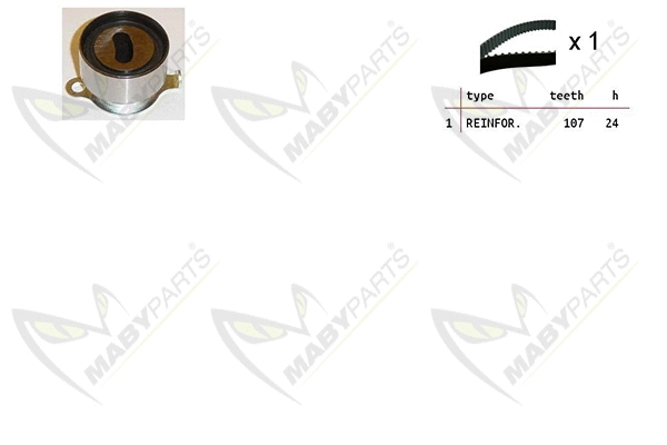 Kit de courroie crantée MABYPARTS OBK010366
