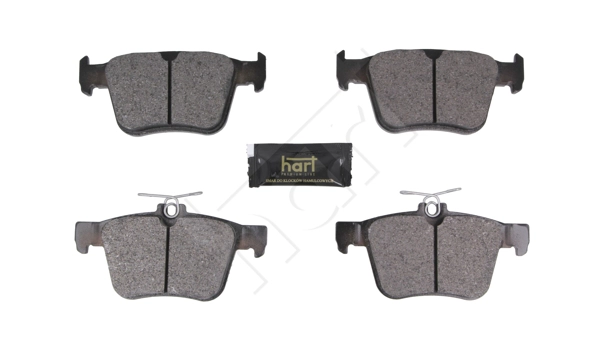 Kit de plaquettes de frein, frein à disque HART 261 787
