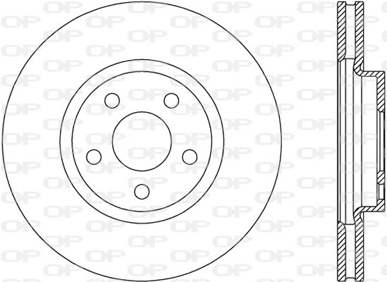 Disque de frein OPEN PARTS BDR2788.20