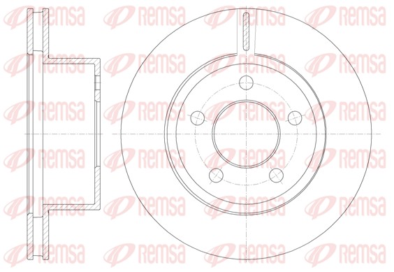 Disque de frein REMSA 6886.10