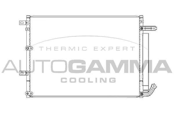 Condenseur, climatisation AUTOGAMMA 107640