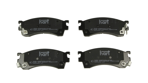 Kit de plaquettes de frein, frein à disque HART 215 270