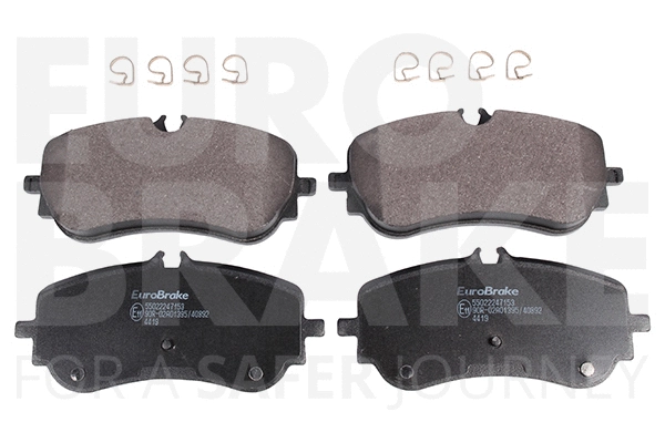 Kit de plaquettes de frein, frein à disque EUROBRAKE 55022247153