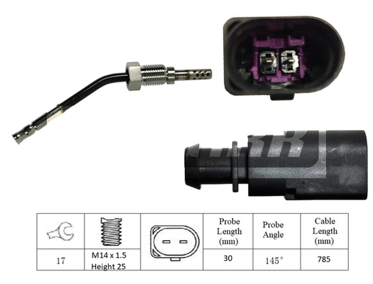 Capteur, température des gaz LEMARK LXT196