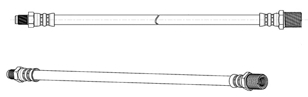 Flexible de frein CEF 512845