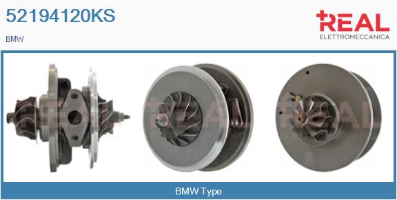 Groupe carter, turbocompresseur REAL 52194120KS
