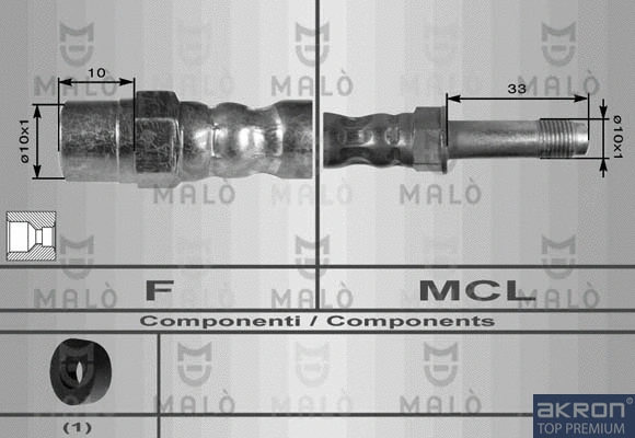Flexible de frein AKRON-MALÒ 8644