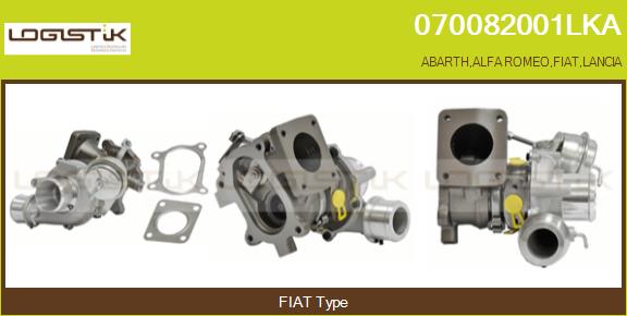 Turbocompresseur, suralimentation LGK 070082001LKA