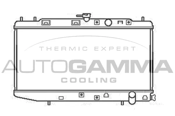 Radiateur, refroidissement du moteur AUTOGAMMA 100413