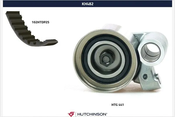 Kit de courroie crantée HUTCHINSON KH 482