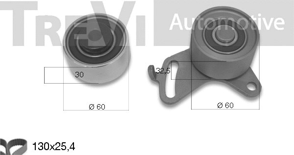 Kit de courroie crantée TREVI AUTOMOTIVE KD1138