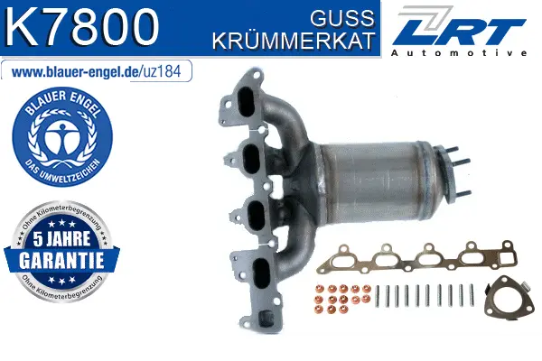 Catalyseur en coude LRT K7800