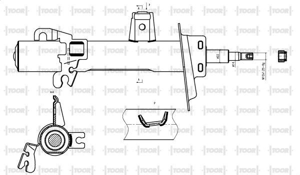Amortisseur TOOR SG11610
