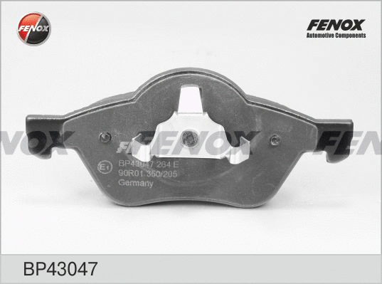 Kit de plaquettes de frein, frein à disque FENOX BP43047