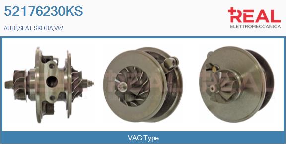 Groupe carter, turbocompresseur REAL 52176230KS