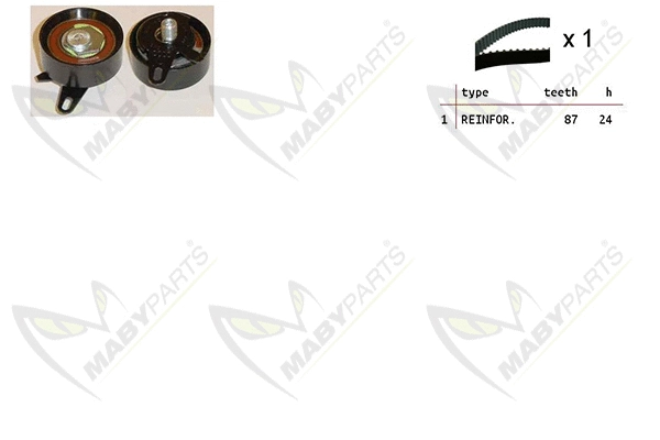 Kit de courroie crantée MABYPARTS OBK010375