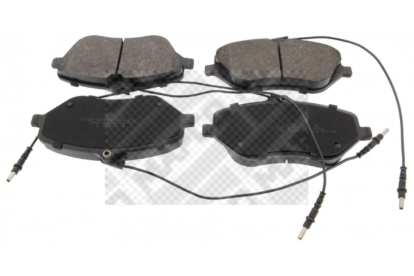Kit de plaquettes de frein, frein à disque MAPCO 6825