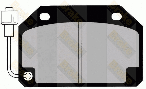 Kit de plaquettes de frein, frein à disque Brake ENGINEERING PA291
