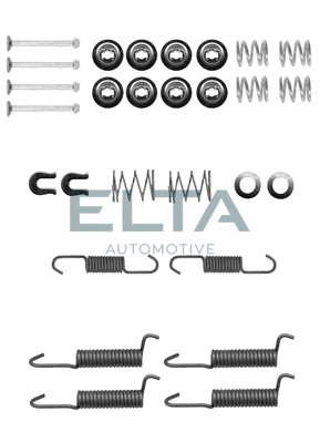 Kit d'accessoires, mâchoires de frein de stationnement ELTA AUTOMOTIVE EA8124