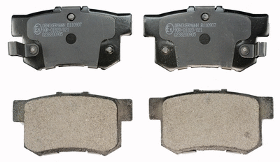 Kit de plaquettes de frein, frein à disque DENCKERMANN B110907