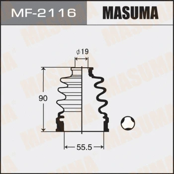 Jeu de joints-soufflets, arbre de commande MASUMA MF-2116