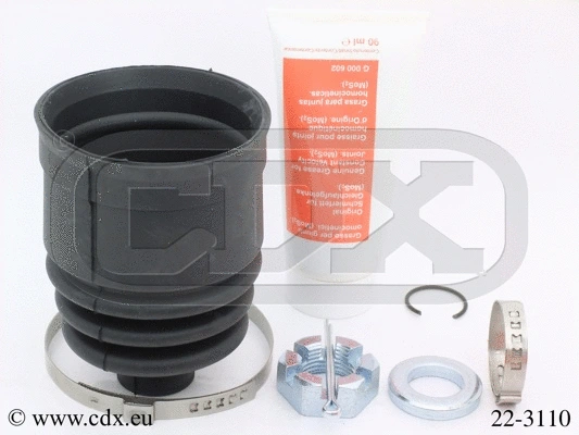 Jeu de joints-soufflets, arbre de commande CDX 22-3110