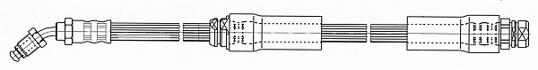 Flexible de frein CEF 512534