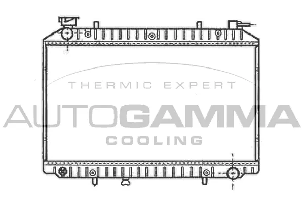 Radiateur, refroidissement du moteur AUTOGAMMA 102200