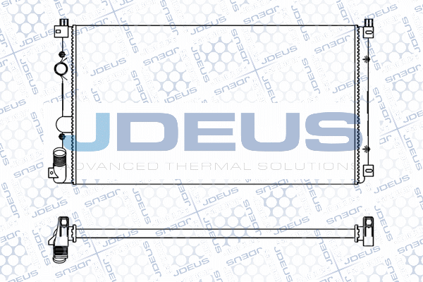 Radiateur, refroidissement du moteur JDEUS M-023125A