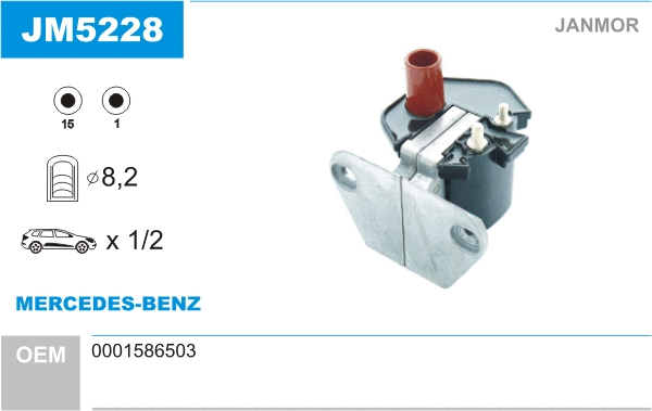 Bobine d'allumage JANMOR JM5228