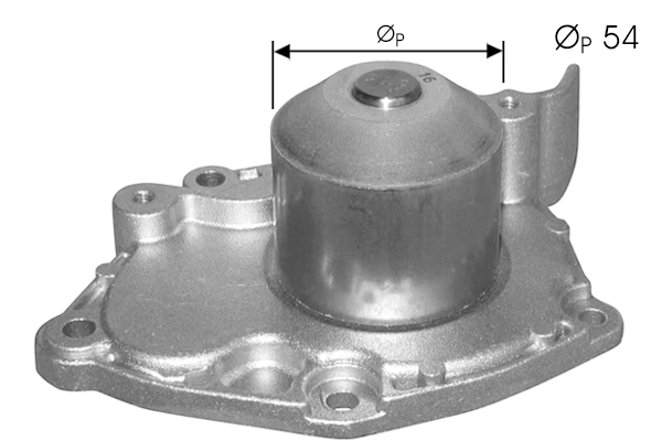Pompe à eau, refroidissement du moteur TECDRIVE TPAE0026