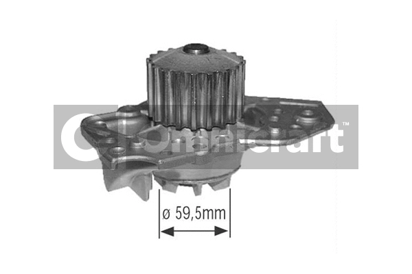 Pompe à eau, refroidissement du moteur Omnicraft 2317326
