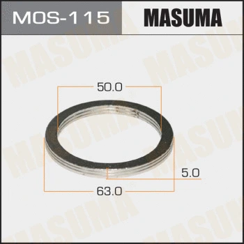 Bague d'étanchéité, tuyau d'échappement MASUMA MOS-115