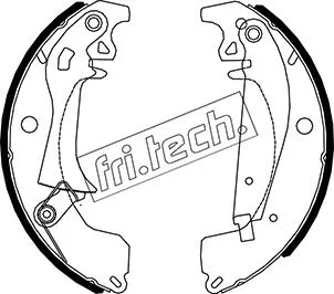 Jeu de mâchoires de frein fri.tech. 1088.219Y
