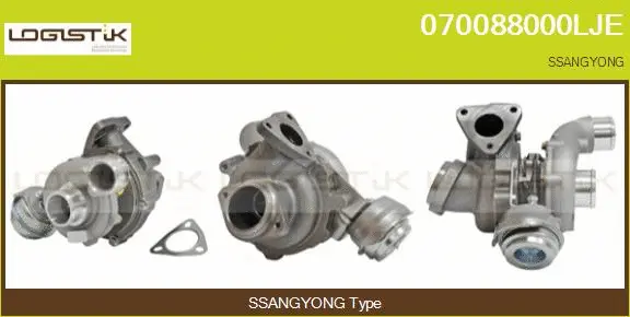 Turbocompresseur, suralimentation LGK 070088000LJE