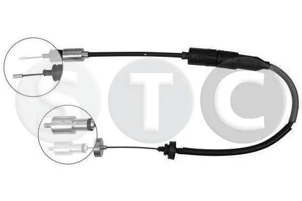 Tirette à câble, commande d'embrayage STC T480076