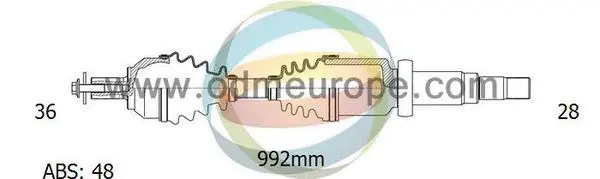 Arbre de transmission 4X4 ESTANFI EST-18-152391