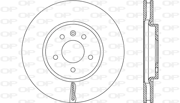 Disque de frein OPEN PARTS BDR2668.20