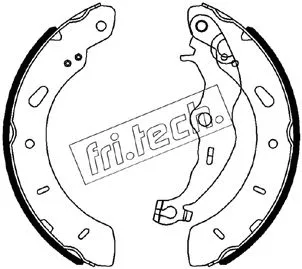 Jeu de mâchoires de frein fri.tech. 1040.165