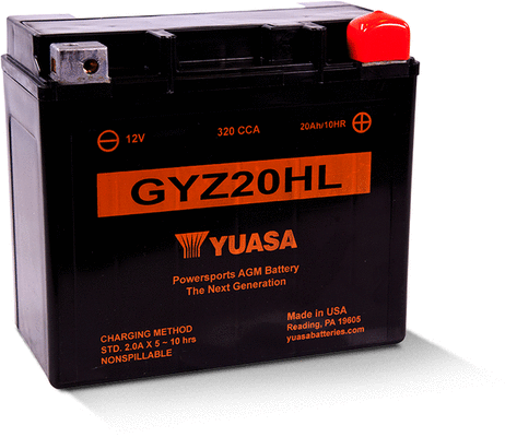 Batterie de démarrage YUASA GYZ20HL