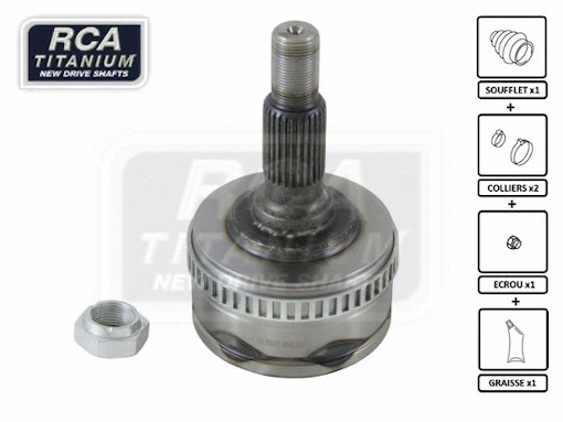 Jeu de joints, arbre de transmission RCA FRANCE AM01A