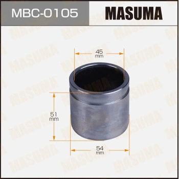 Piston, étrier de frein MASUMA MBC-0105