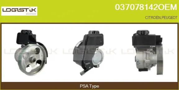 Pompe hydraulique, direction LGK 037078142OEM