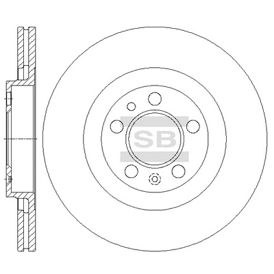 Disque de frein Hi-Q SD5403