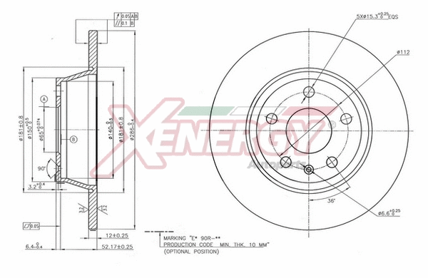 Disque de frein AP XENERGY X601536