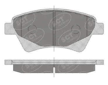 Kit de plaquettes de frein, frein à disque SCT - MANNOL SP 408 PR