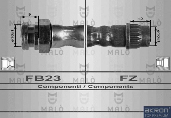 Flexible de frein AKRON-MALÒ 8941