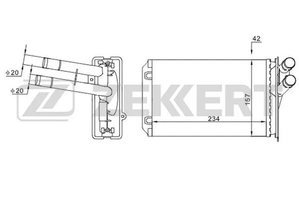 Système de chauffage ZEKKERT MK-5113